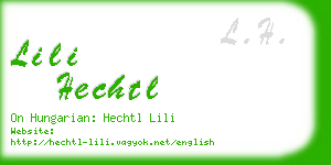 lili hechtl business card